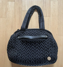 Happ Brand Diaper Baby Bag Paige Carryall Black EUC