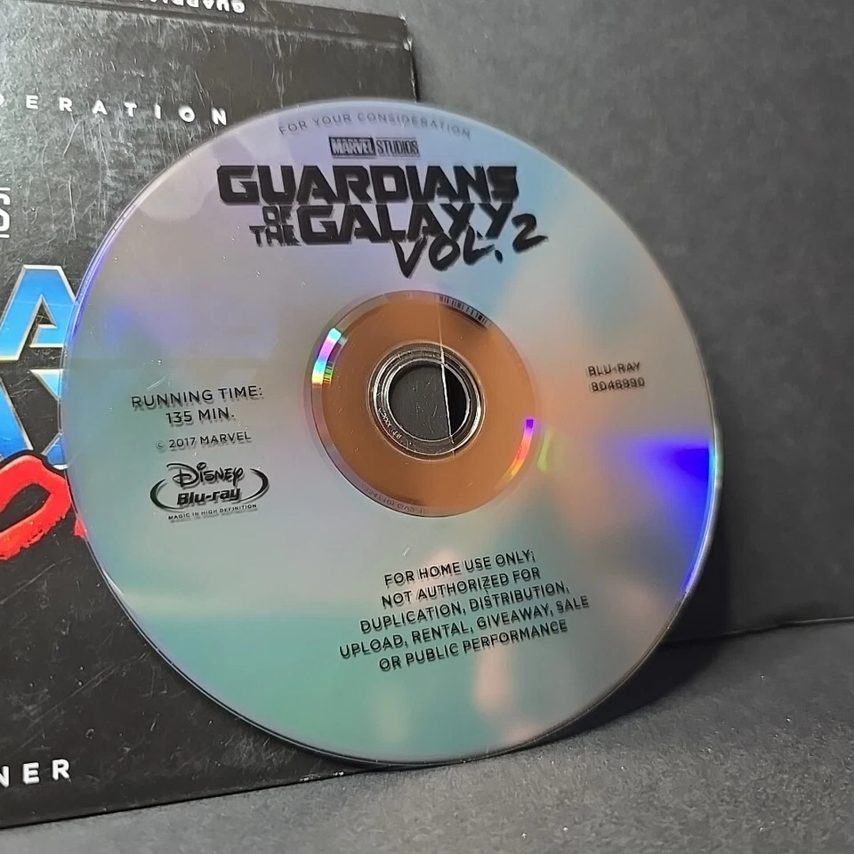 Marvel Studios Guardians Of The Galaxy Vol.2 FYC Blue-Ray MCU Rare Pratt Gunn - Image 3 of 4