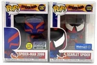 Funko Pop! Spider-Man ATSV Spider-Man 2099 EE #1267 & Scarlet Spider #1232 WMT