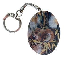 Harvest Mouse Keyring - Harvest Mice - Mouse Keyrings  -CC1-K