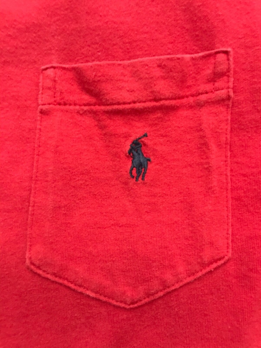 1*様 Made In USA W34 POLO Ralph Lauren PO Vtg 90's Ralph Lauren Polo Embroidered Pocket T Mens Sz M