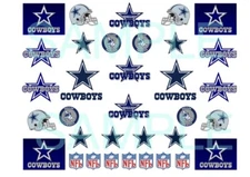  Football decals water slide 1:64 scale decal sheet 1/64