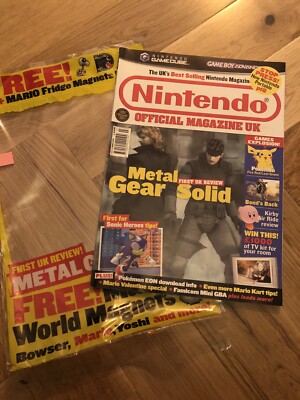 Issue 138 Nintendo Official Magazine 2004 w/ Original Sleeve, MGS
