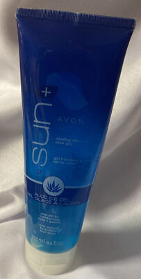 NEW Avon Sun+ Cooling After Sun Aloe Vera ICE Gel for Sunburn Non Greasy  SEALED | eBay