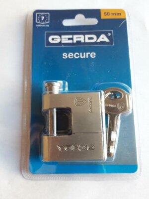 Gerda - KSWT 50 (Made in Poland) High Security Shutter Padlock