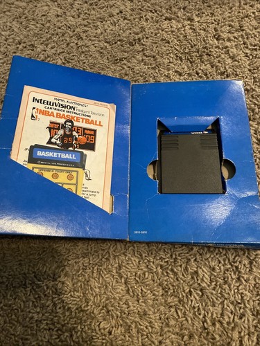 NBA Basketball Mattel Intellivision Video Game CIB Tested And Working - Picture 5 of 6