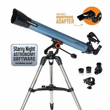celestron inspire 100az refractor telescope