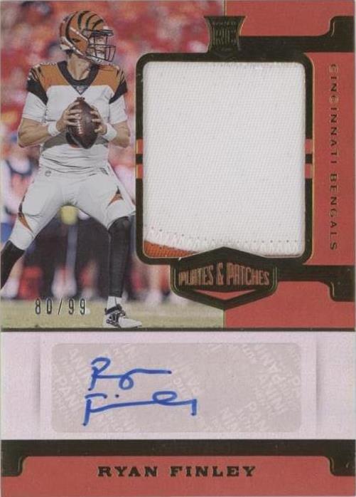 2019 Panini Plates & Patches Ryan Finley #RPA-RFI - 1 of 2