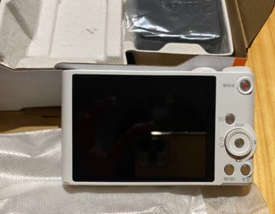 SONY Cyber-Shot DSC-WX350-W White Digital Ca57mera 20x Optical Zoom W/ Box Japan