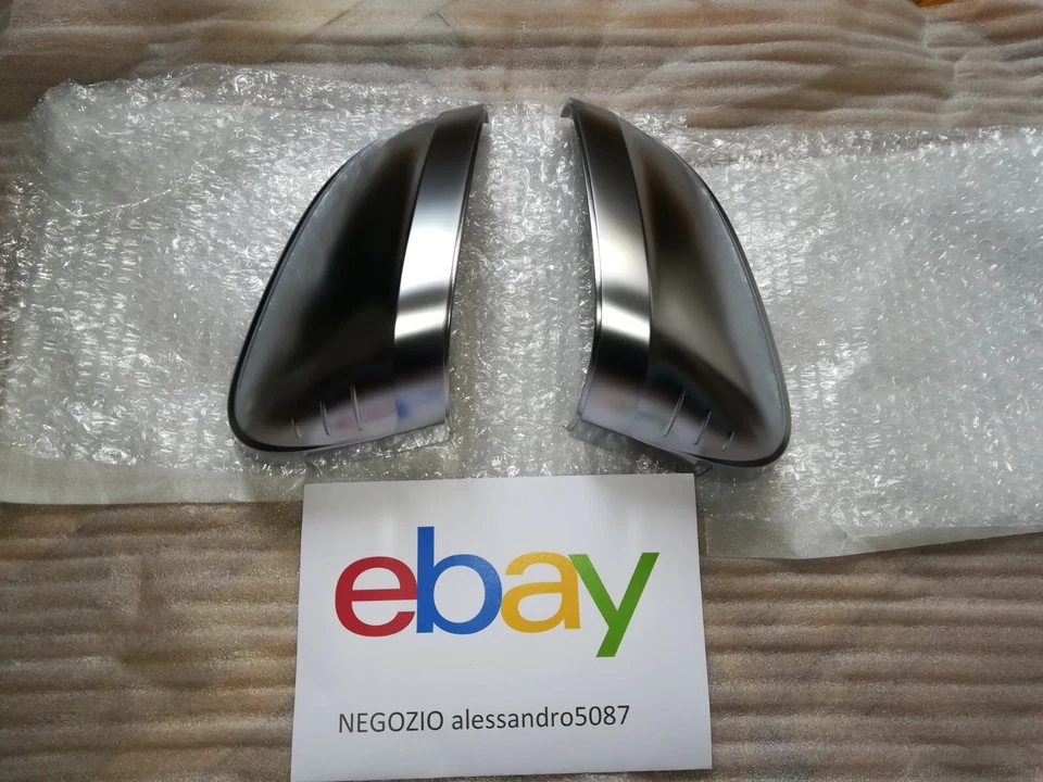 COPERTURE SATINATE SPECCHI CALOTTE SPECCHIETTI SLINE AUDI A4 S4 B9 8W 2016-2019 - Immagine 2 di 4