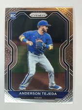 2021 Prizm Base Tier I #9 Anderson Tejeda - Texas Rangers RC