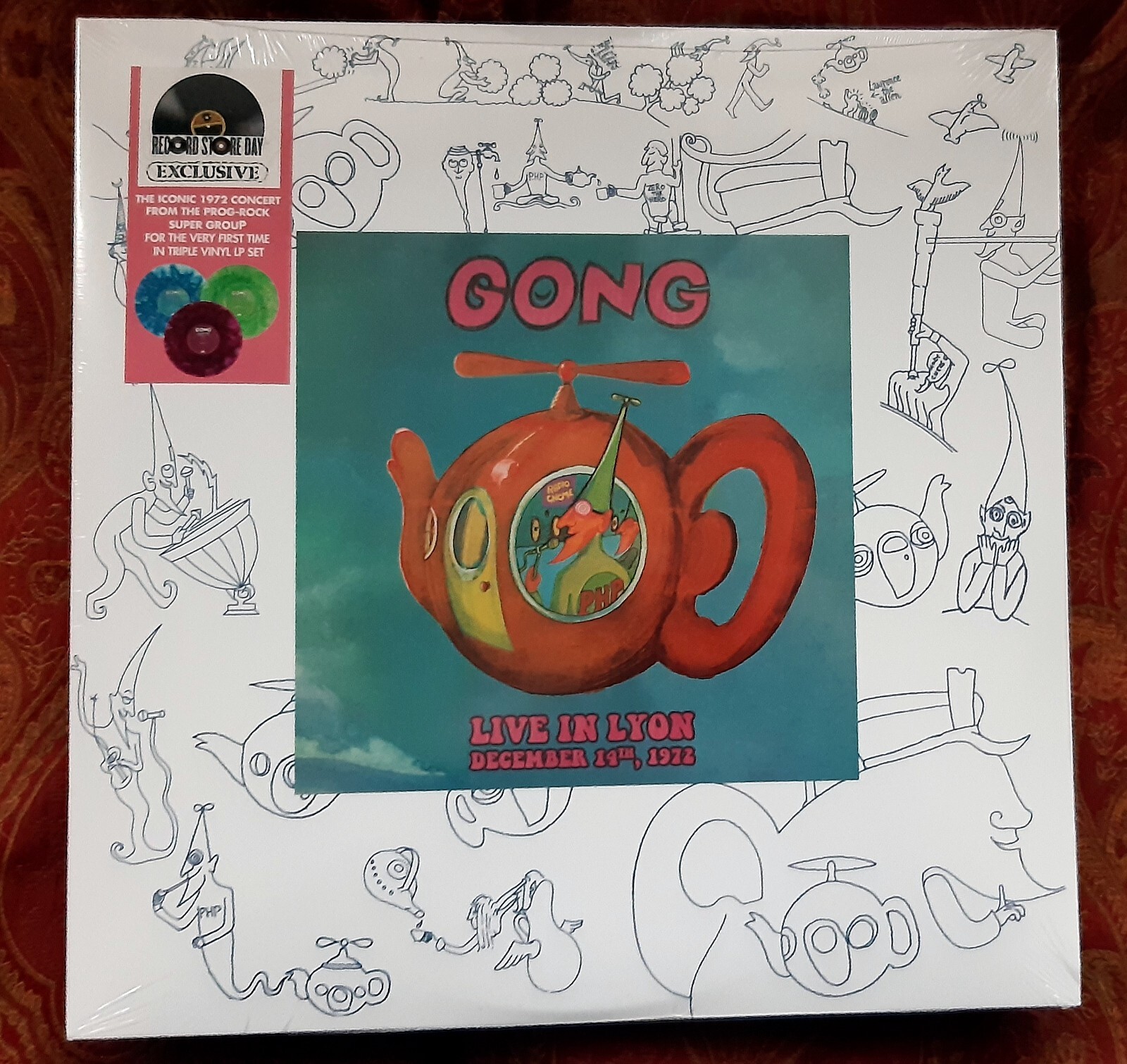 Gong - Live In Lyon December 14th, 1972 - RSD 2023 - 3LP - New