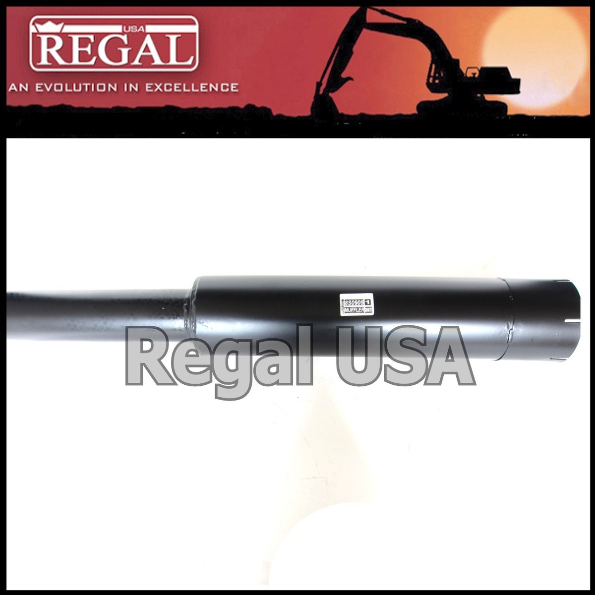 8S0905 Muffler for Caterpillar (X) (8S905, 2Y3967, 3022690, 9S8482