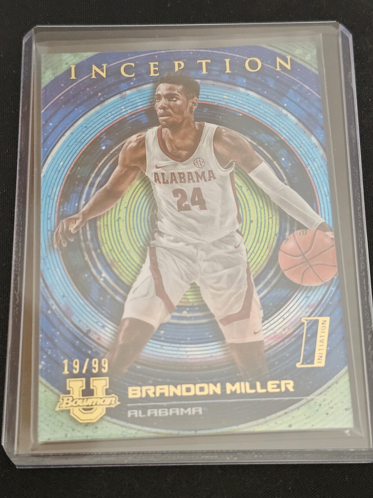 BRANDON MILLER 2022-23 BOWMAN U INCEPTION BLUE RC /99 Alabama BBall Hornets