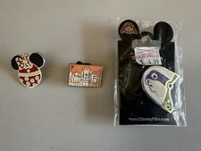 Disney Mickey Pin 2019 Stylized Attractions IT'S A SMALL WORLD Buzz Minnie Lot 3