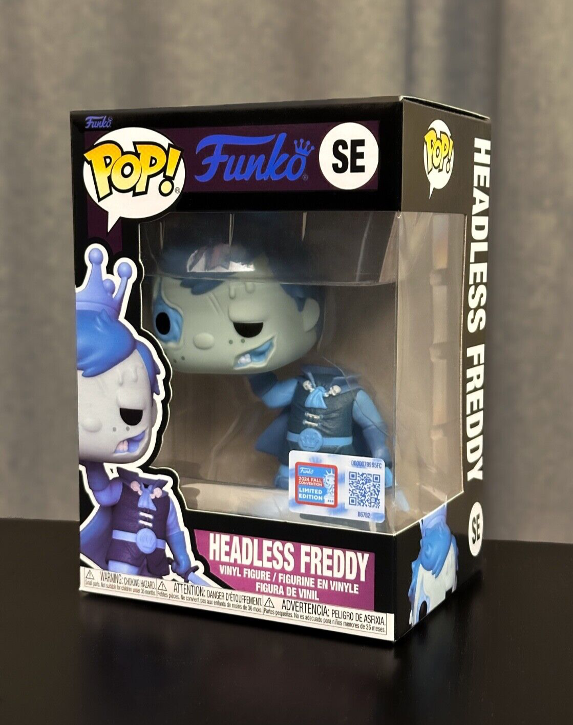 Funko Pop NYCC 2024 Headless Freddy Fall Convention Exclusive with Protector Case