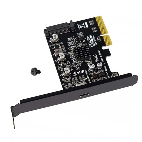 Computer PCIE to Type-C USB 3.2 Gen 2X2 20Gbps Expansion Card Accessories - Picture 6 of 15
