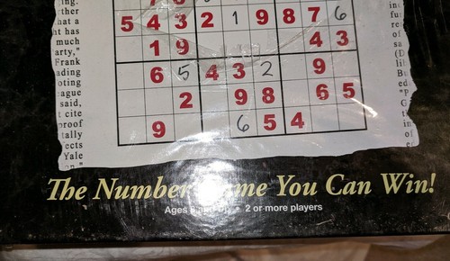 Do You SUDOKU? University Board Game New & Factory Sealed. - Picture 2 of 9