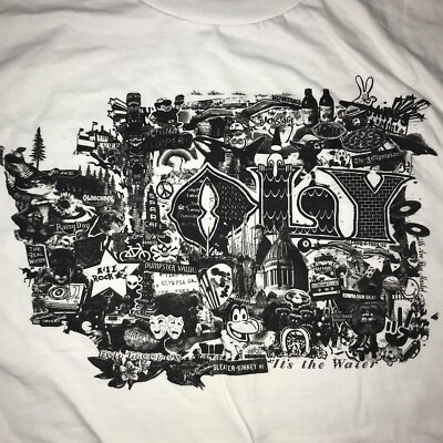 Olympia WA Landmark Sites Maps Historical T Shirt S - 5XL Message Me Your Size