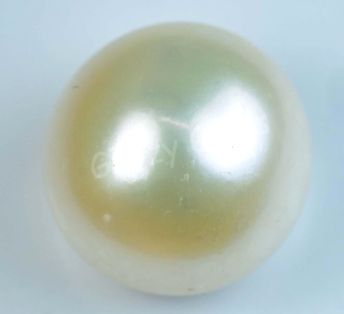 Perle Fine De Mer Du Sud Naturelle - 8mm Rond - Violet Or - 3,40 Ct - Certifiée GDL - Australie