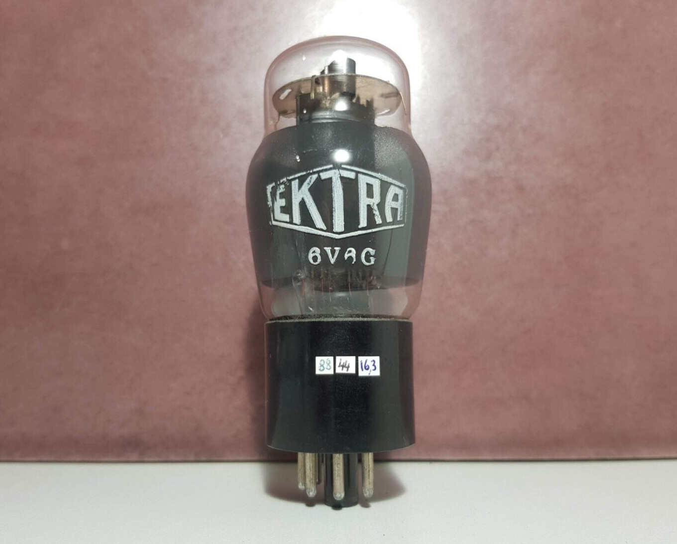 Lampe 6V6G EKTRA black plate d-getter d'exception pour restauration hi-fi