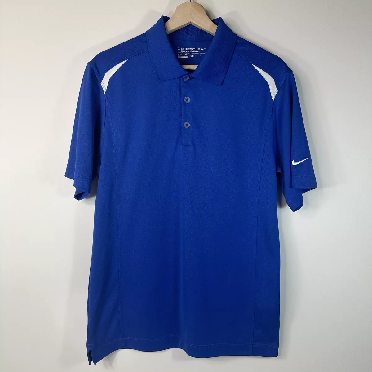 Blue dri sale fit polo shirt