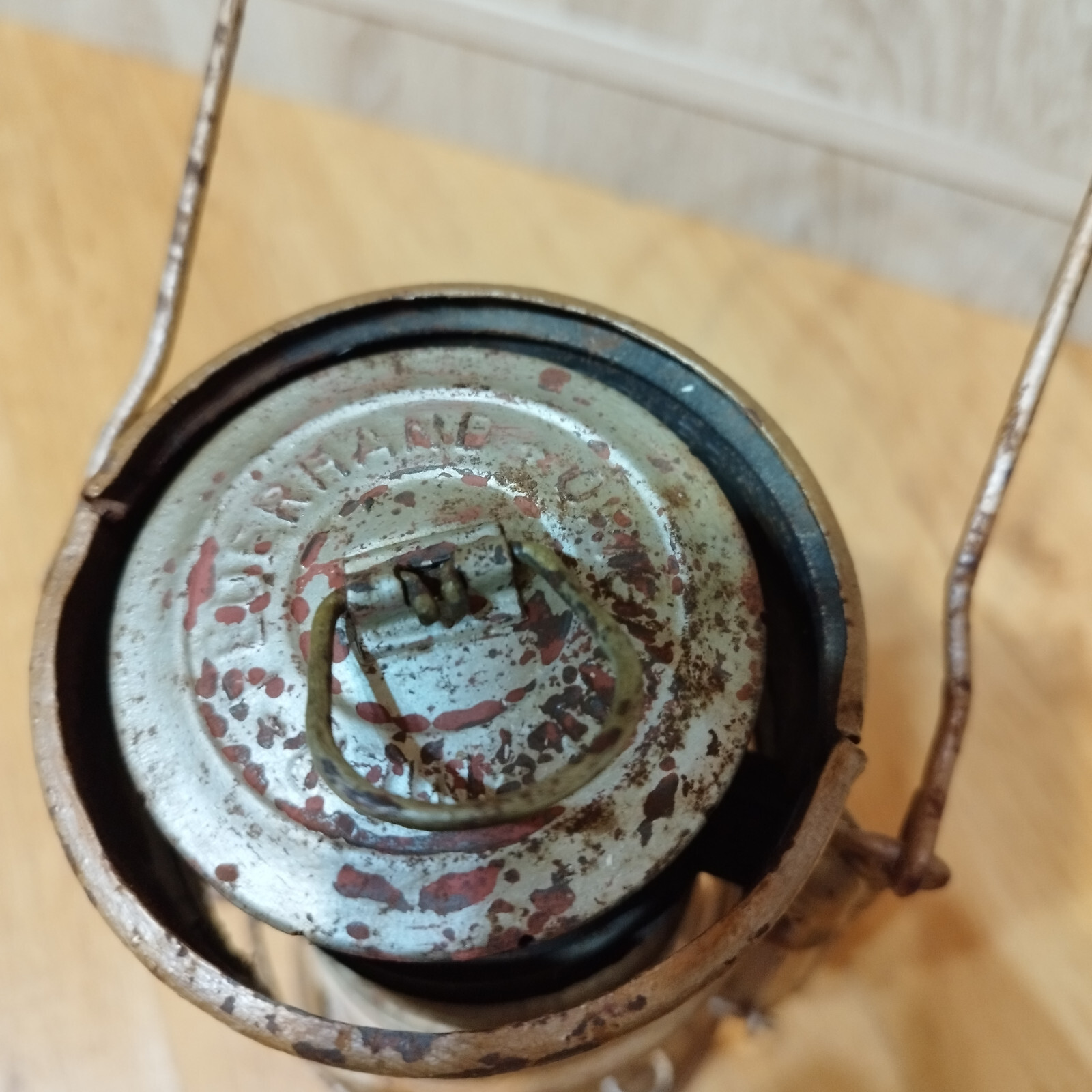 Old kerosene lantern Feuerhand 276 BABY special STURMKAPPE W.Germany  Retr Lamp 