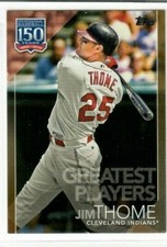 JIM THOME 2019 Topps Update Series Baseball GOLD 150 Years of Professional #/50