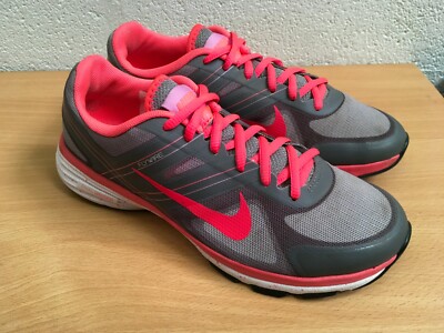 NIKE DAMEN DUAL FUSION TR 2 LAUFSCHUHE SNEAKER UK 4 GRAU PINK
