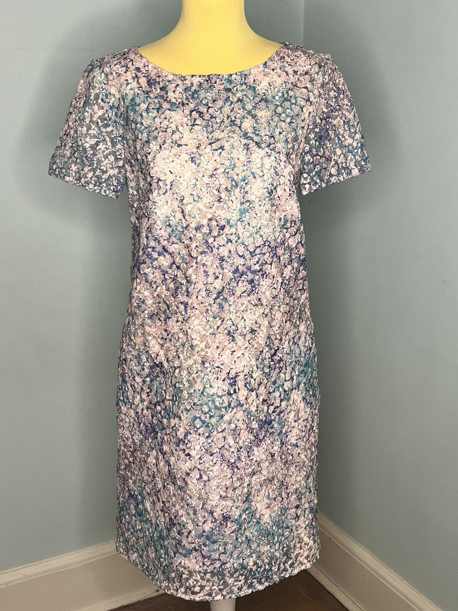 sachin and babi light blue dress Catherine Malandrino Maxi Cutout Embroidered Panel Dress Size 4 Pink Silk  Blend main image 0
