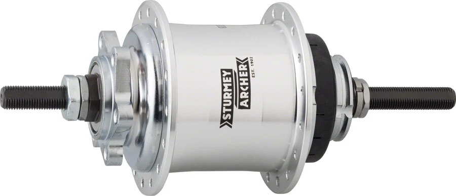 Moyeux Fixie Sturmey Archer - Neufs - Aluminium Argenté - Pour Vélo Route/course