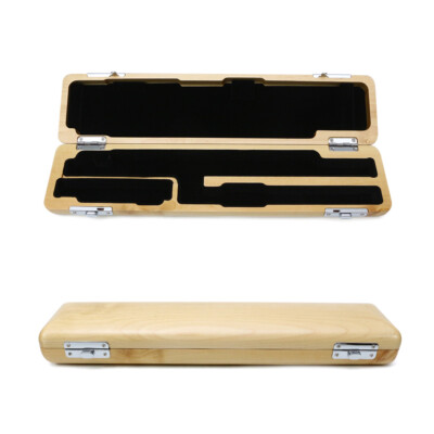 1pc 16 Hole Flute Case Hard Wood Flute Box Durable Wooden Case