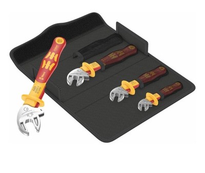 Wera Joker 6004 Set 1 VDE selbsteinstellbarer Schraubenschlüssel-Satz, XS,S,M,L, 020170