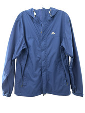 EMS Men's Waterproof Outdoor Blue Rain Jacket Size Small Outdoors Hiking Sport
