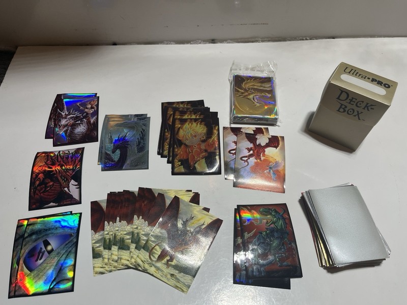 Ultra Pro Deck Box Fantasy And Colored Card Sleeves 130 Count