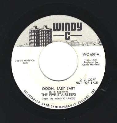 SWEET  SOUL  45    The Five Stairsteps  Windy C  607  *promo*