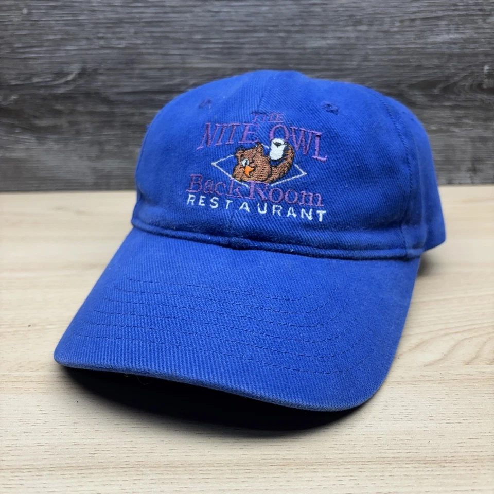 Nite Owl 后厅餐厅帽子背带男式刺绣广告 — 第 3/4 张图片