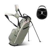 Lightweight Golf Stand Bag with 4 Way Top Dividers for Men and Sage Grey/Cream