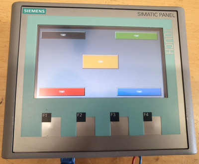 1 Stück Siemens 6AV6647-0AK11-3AX0 SIMATIC HMI KTP400 Basic Color PN gebraucht