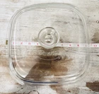 Pyrex A-12-C Corningware Square Lid Glass  10.5" Vtg