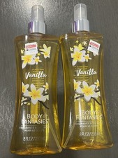 Body Fantasies Signature Fragrance Body Spray, Vanilla, 8 Fl Oz Lot of 2 NEW 