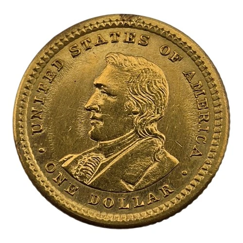 Photo of a 1904 Lewis and Clark Gold Dollar from an eBay listing that sold on Jul 21, 2026