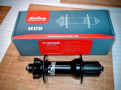 SALSA Fatbike Nabe Conversion Hub Rear 190/197mm 32 Loch schwarz *NEU*