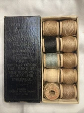 J. & P. COATS MENDING FLOSS VINTAGE BOX THE SPOOL COTTON COMPANY NY  