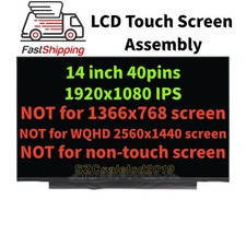 For Lenovo THINKPAD T490 T490s T495 T495s Touch Screen Replacement LCD Display