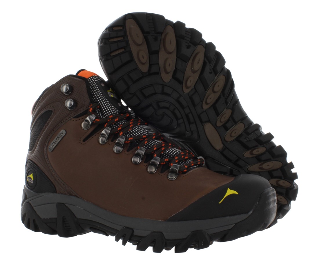 Pacific Mountain Elbert Mid Hiking Womens Shoes Size 10, Color: Chocolate/Coral