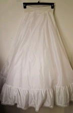 Vintage 1980s Crinoline Petticoat Slip Full Tulle Bridal Formal Costume Cosplay