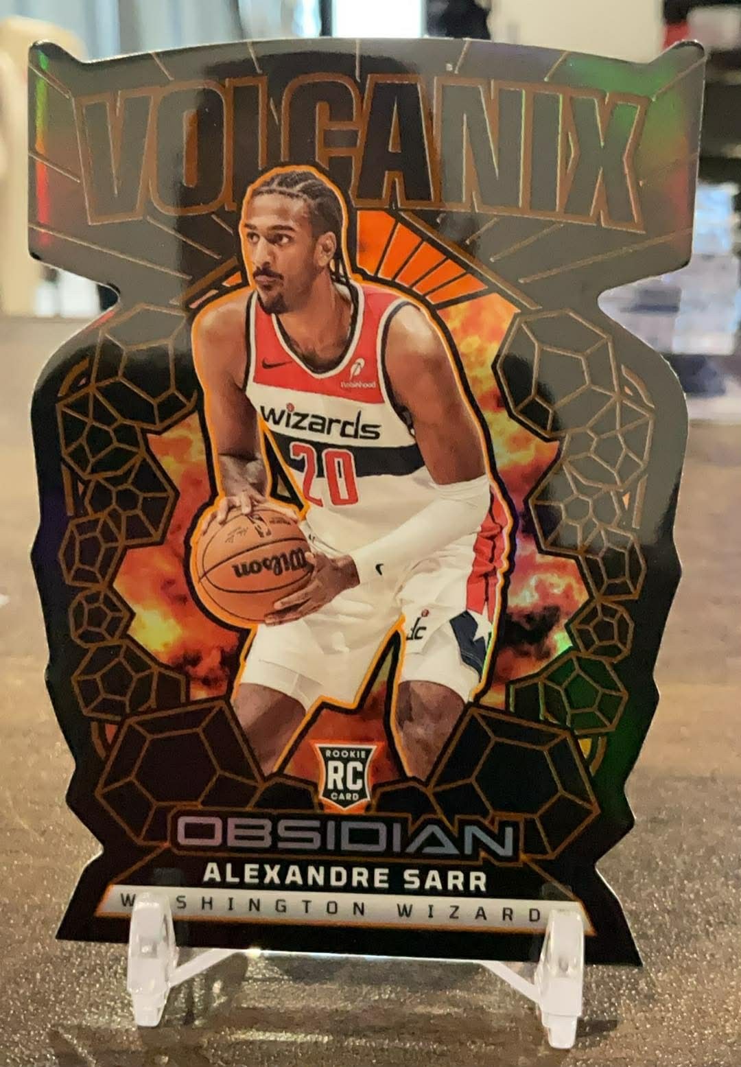 ALEXANDRE SARR 2024 OBSIDIAN #7  VOLCANIX RC WIZARDS SP CASE HIT