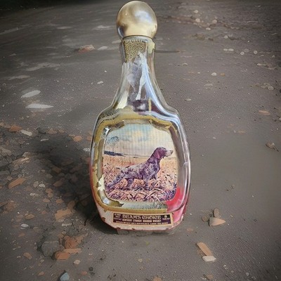 ANTIQUE 750 ml Kentucky Whiskey-A Blend Empty Beam Bottle (Dog)