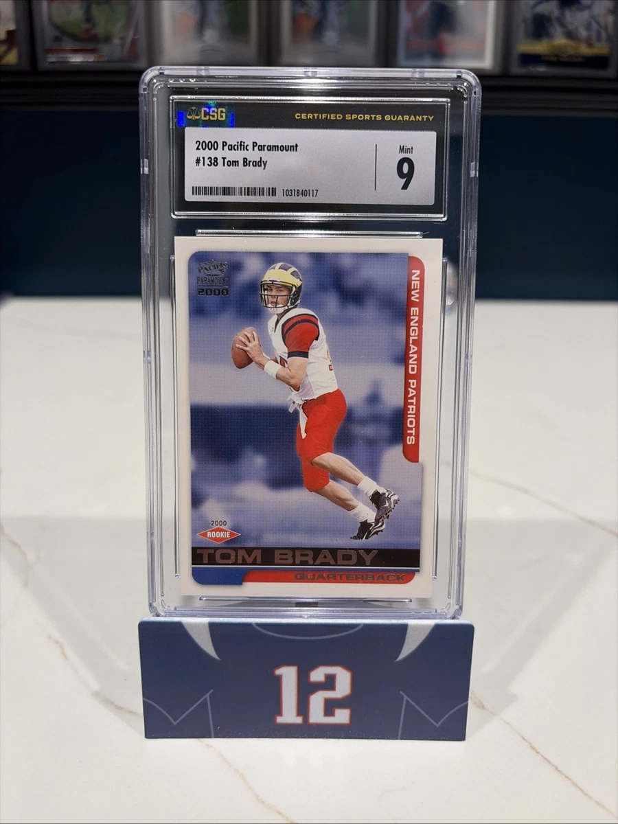 2000 Pacific Paramount Tom Brady #138 for sale | eBay